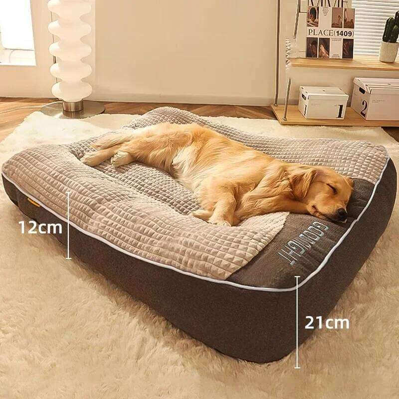 EFF Winter Dogs Cats Bed Dog Mat Warm Pet Nest Kennel For Small Medium Large Puppy Kitten Plus Size Sleeping Mattress 26W01130