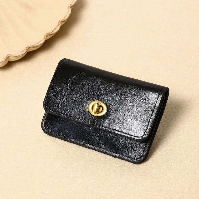 New Solid Color Women Wallet Multi Layer Slot Purse Card Holder Photo Coin Storage Organizer Fashion Leather Bag Z260130