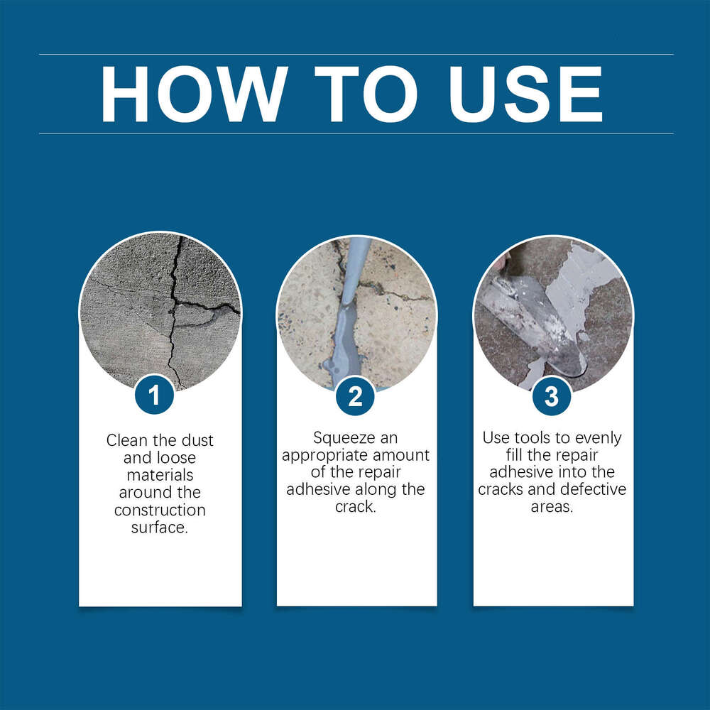 Jakehoe Adhesive Household Floor Wall Crack Leak Repair Waterproof Coating Glue S260130