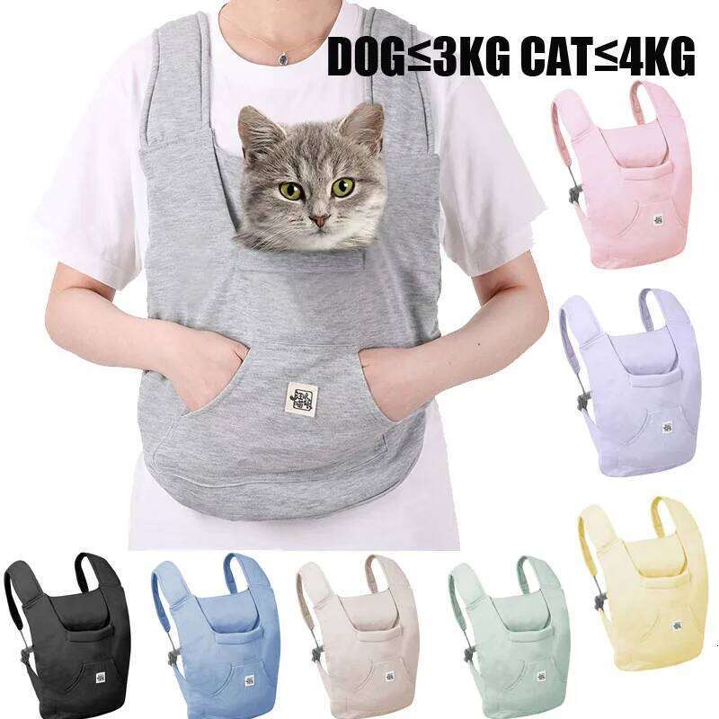 Backpack Outdoor Travel Portable Cat and Dog Strap Bag Cotton Comfortable Handbag Pet Carrying Supplies 26H0130