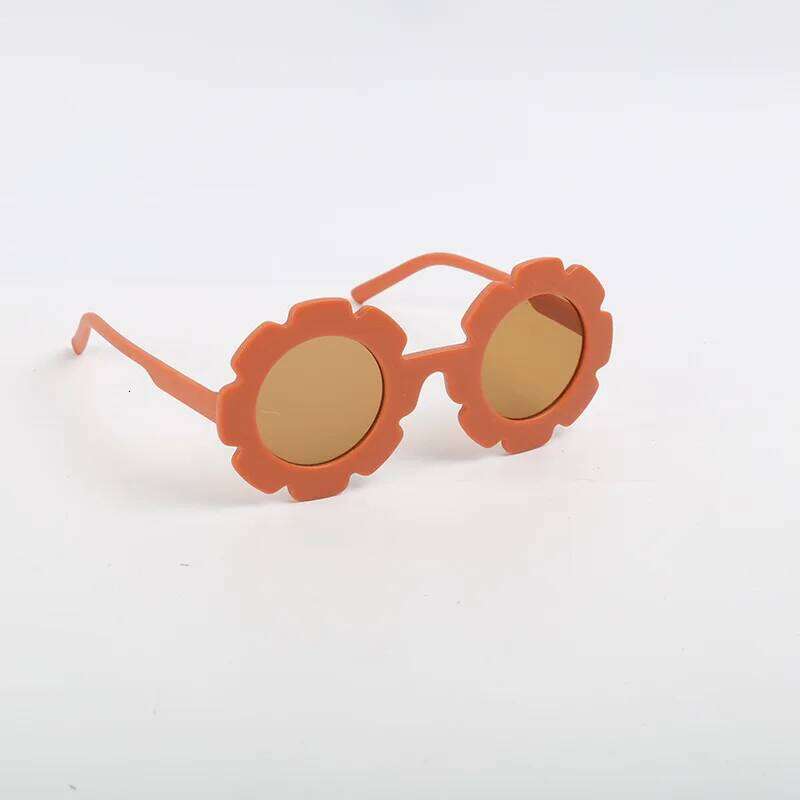 New Cute Multi Color Sunflower Sunglasses For Boys And Girls, UV Resistant Outdoor Style Sunglasses, Children's Glasses H260130