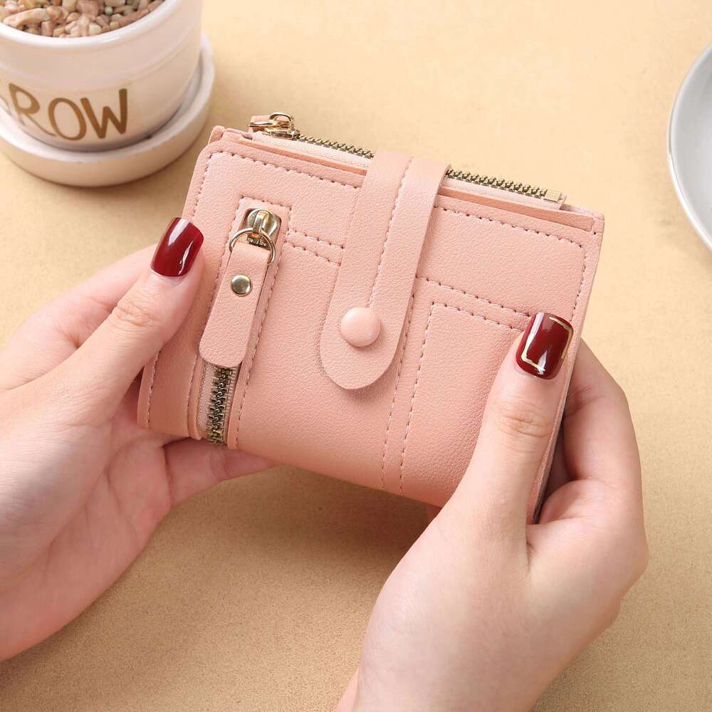 Ladies' wallet; short women; high-end feeling cross-border multi-functional coin purse for women Z260130