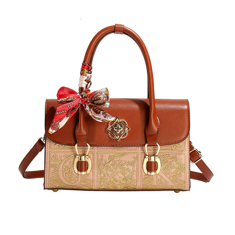 Autumn Winter New Handbag Red Wedding Cross-Border Hot-Selling Women's High-End National Style Embroidered Crossbody Bag MASA