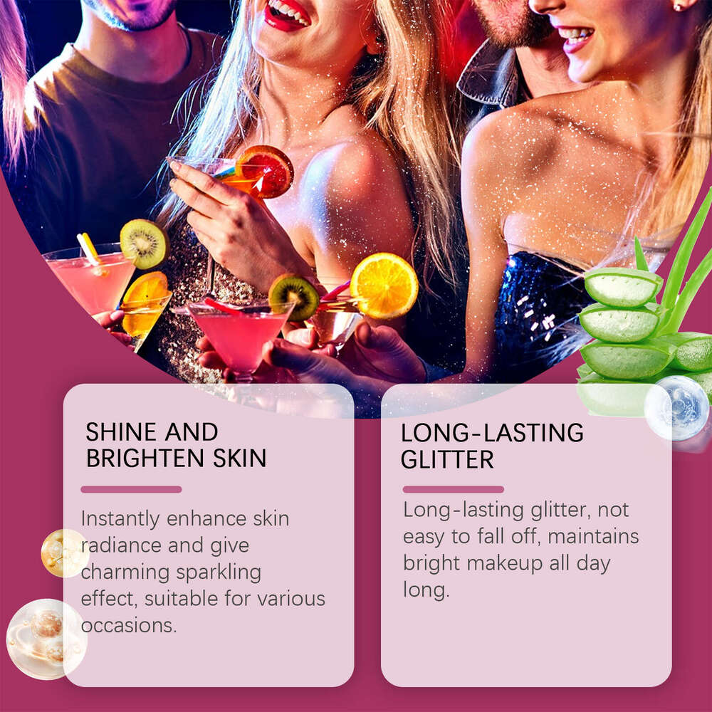 EELHOPE Stage Ball Festival Carnival Hair Body Glitter Shimmer Highlight Makeup Spray S260130