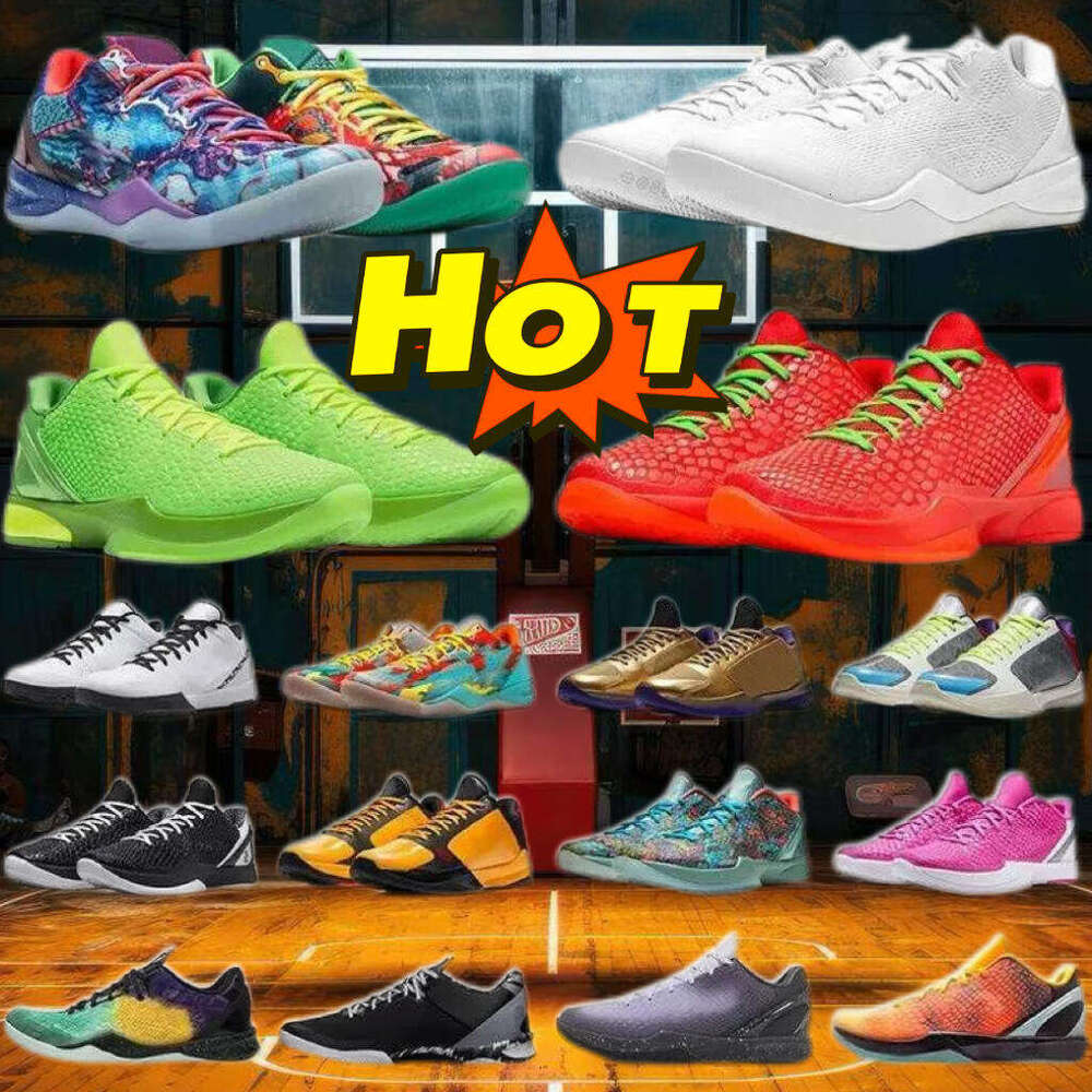 2026 Top Quality Black Mamba 9 8 6 5 4 Protro Revere Grinch Baketball Shoe Mambacita Eybl Think Pink X-ray Aqua Men Women Toddler Trainer Sport
