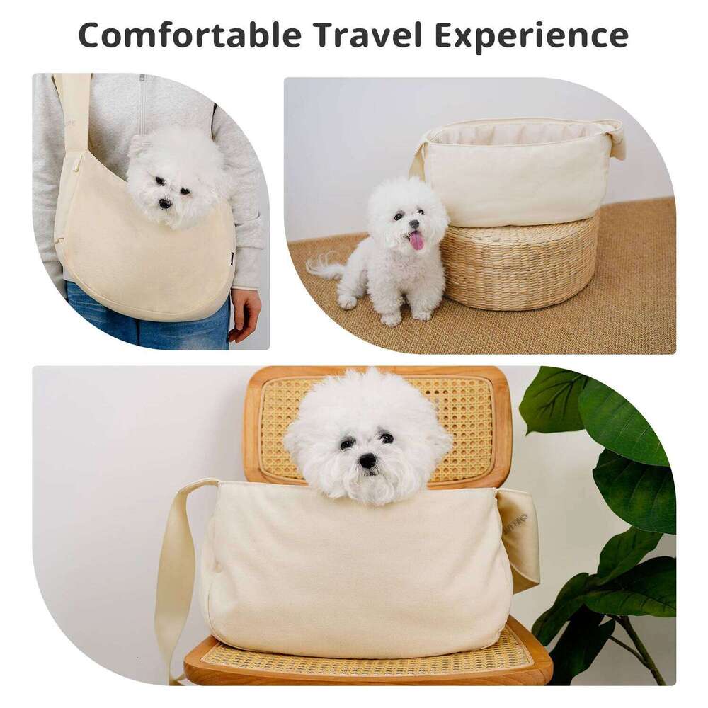 ONECUTE Foldable Pet Carrier Backpack Small Dogs Cats Travel Tote for Chihuahua Yorkshire Puppy Outdoor Indoor Vet Visit 26H0130