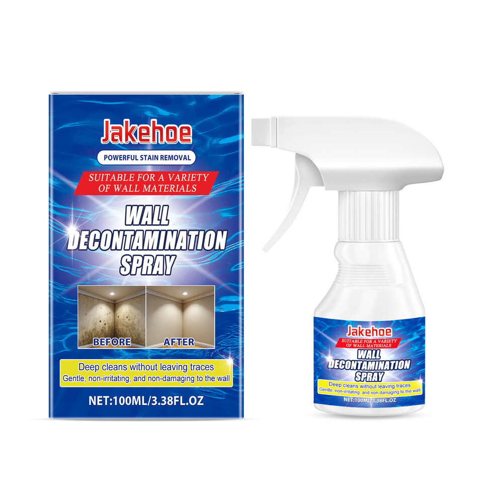 Jakehoe Stain Removal Spray Wall Water Stains Dirt Bathroom Polishing Cleaner S260130