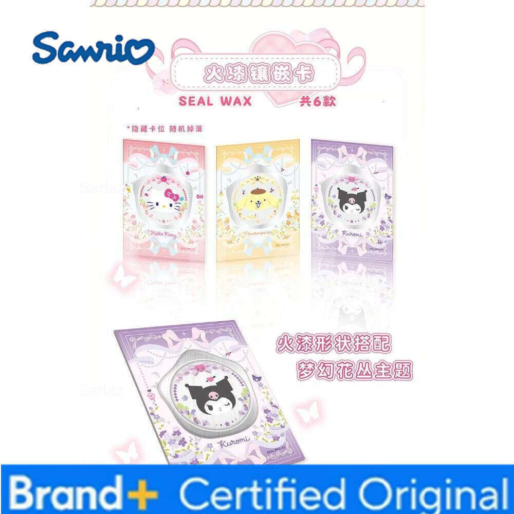 Sanrio New Kabao Genuine Boys Girls Cherish Gifts Japanese Sweet and Cute Anime Star Family Limited Tear Pull Polaroid Card Toys H26013011