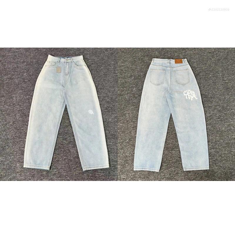 Men's Pants Autumn Sweatpants Men Loose Casual Embroidery Letter Cuffed Hip-hop Style High Street Sportswear