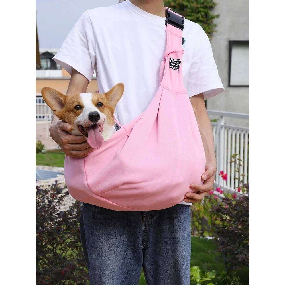Adjustable Pet Dog Carrier Bag Outdoor Travel Single Shoulder Bags Dogs Comfort Sling Handbag Corgi Puppy Tote Pouch 26H0130