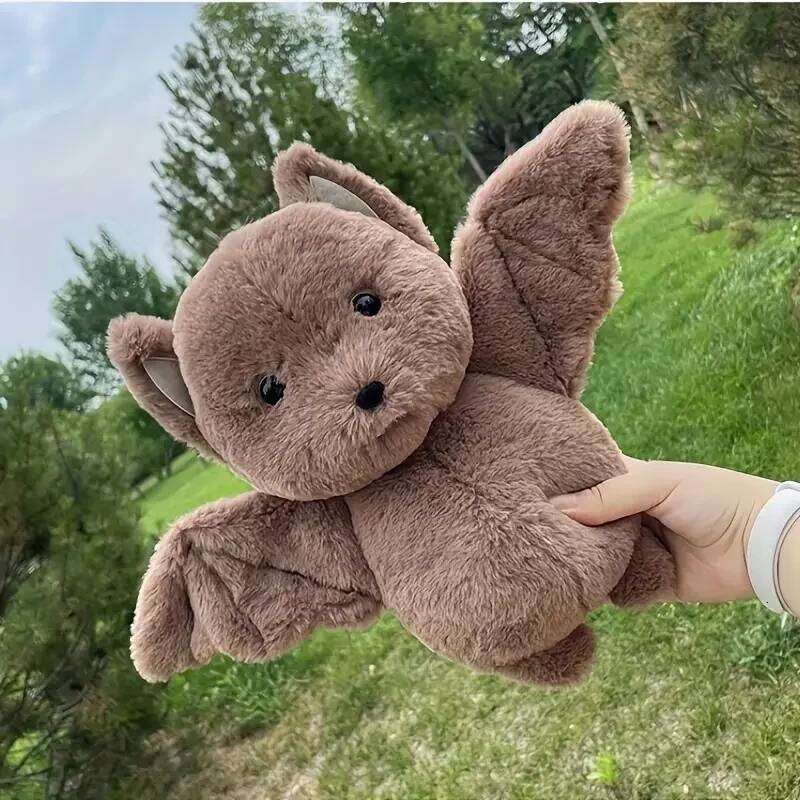 30cm Soft Stuffed Plush Animla Toy Cute Bat Dolls Halloween Decorations Gifts for Children Friends Y260128