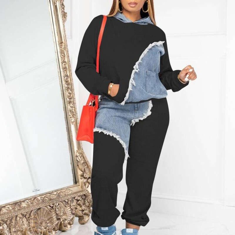 Ladies Sportswear Set Women Sport Leisure Suit Women s Clothing fashionable casual sweatshirt leggings long two piece suit