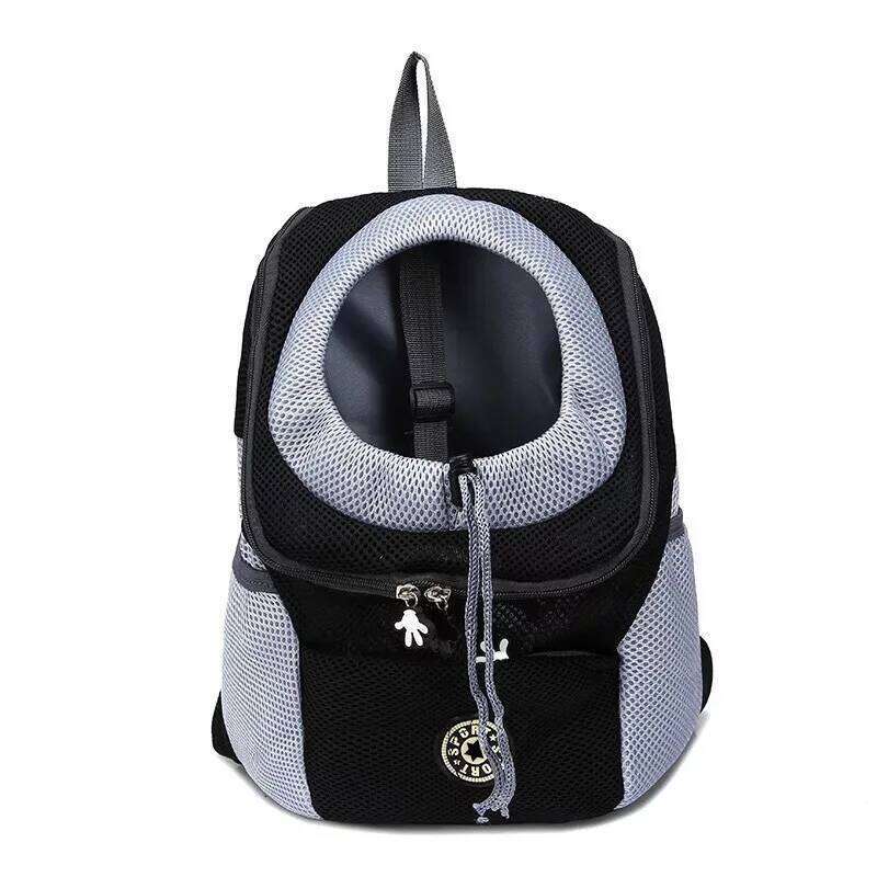 Backpack for Pets, Thickened Sponge Pet Front-Facing Carrier Backpack, Portable Puppy Transport Dog Bag 26H0130