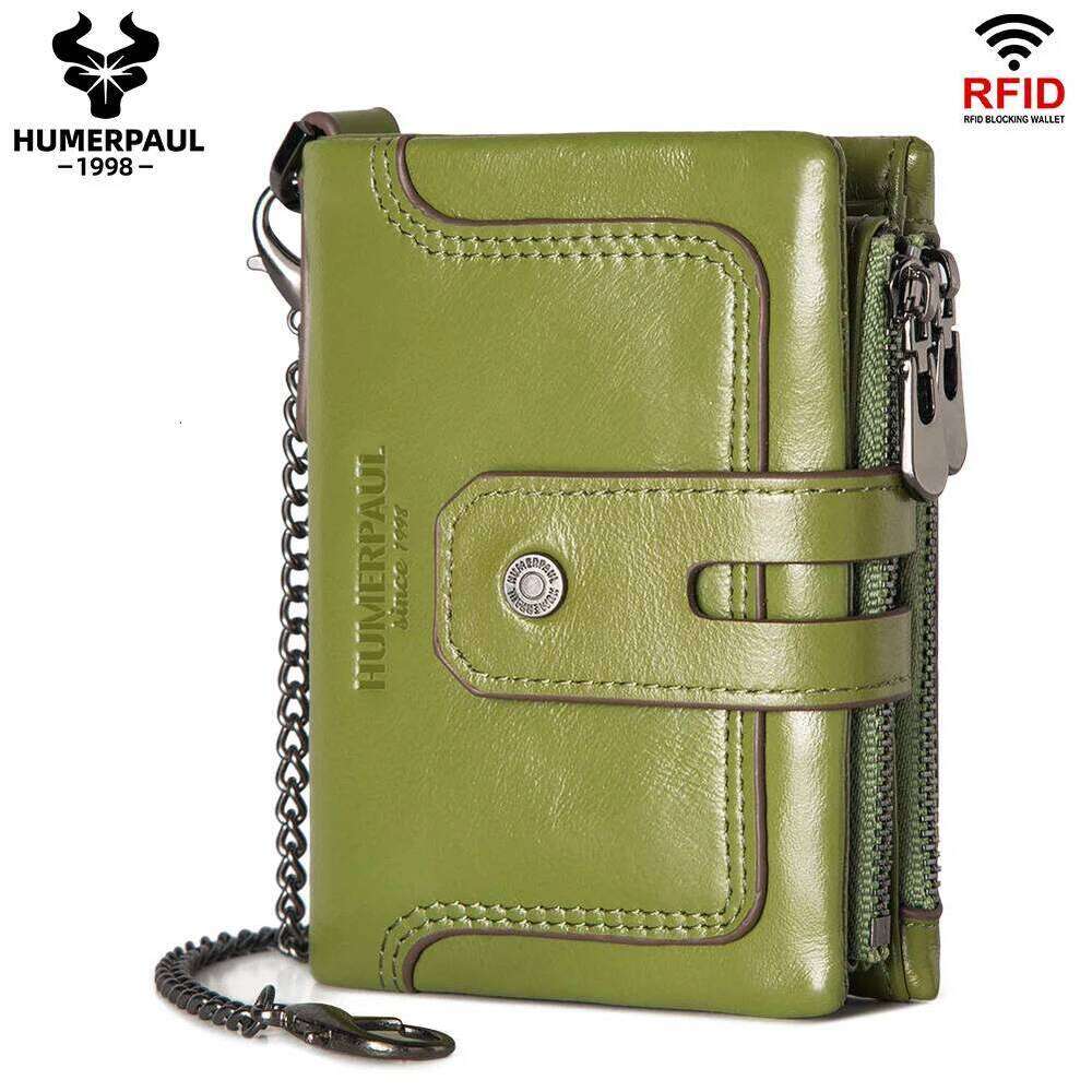 HUMERPAUL RFID Casual Wallets For Men Short Bifold Holder Case Photo High Quality Male Leather Purse Z260130
