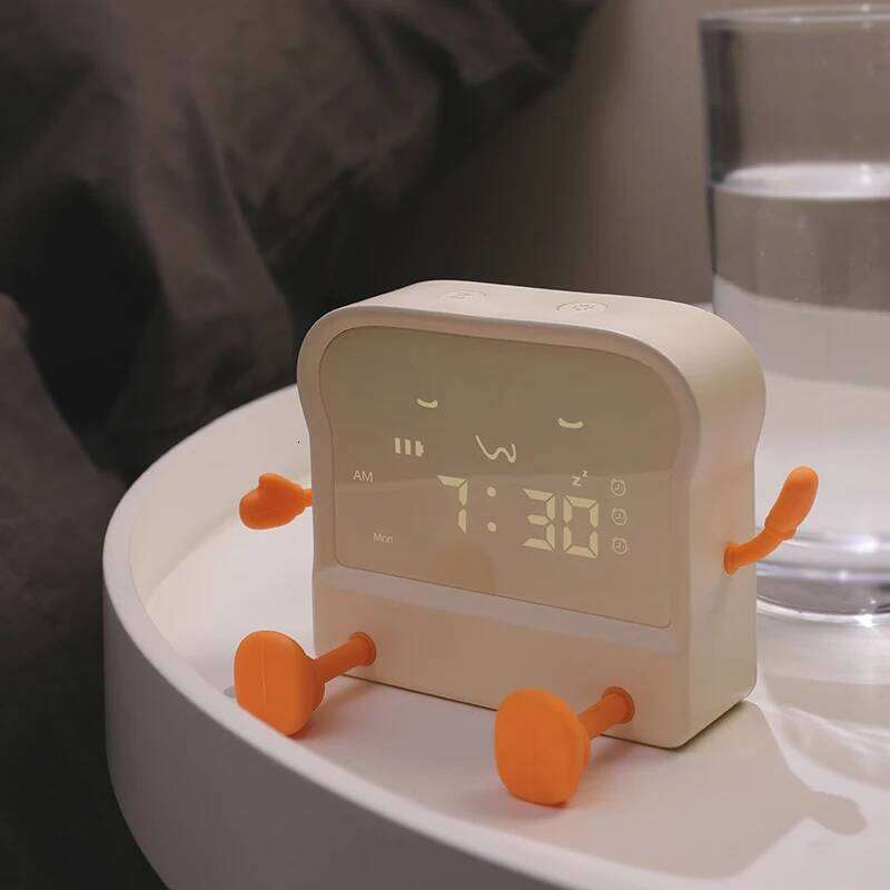 Mini Desktop Gift Little Girls Wake up Light Digital Clock Smart Cool Alarm Clocks for Kids W260130