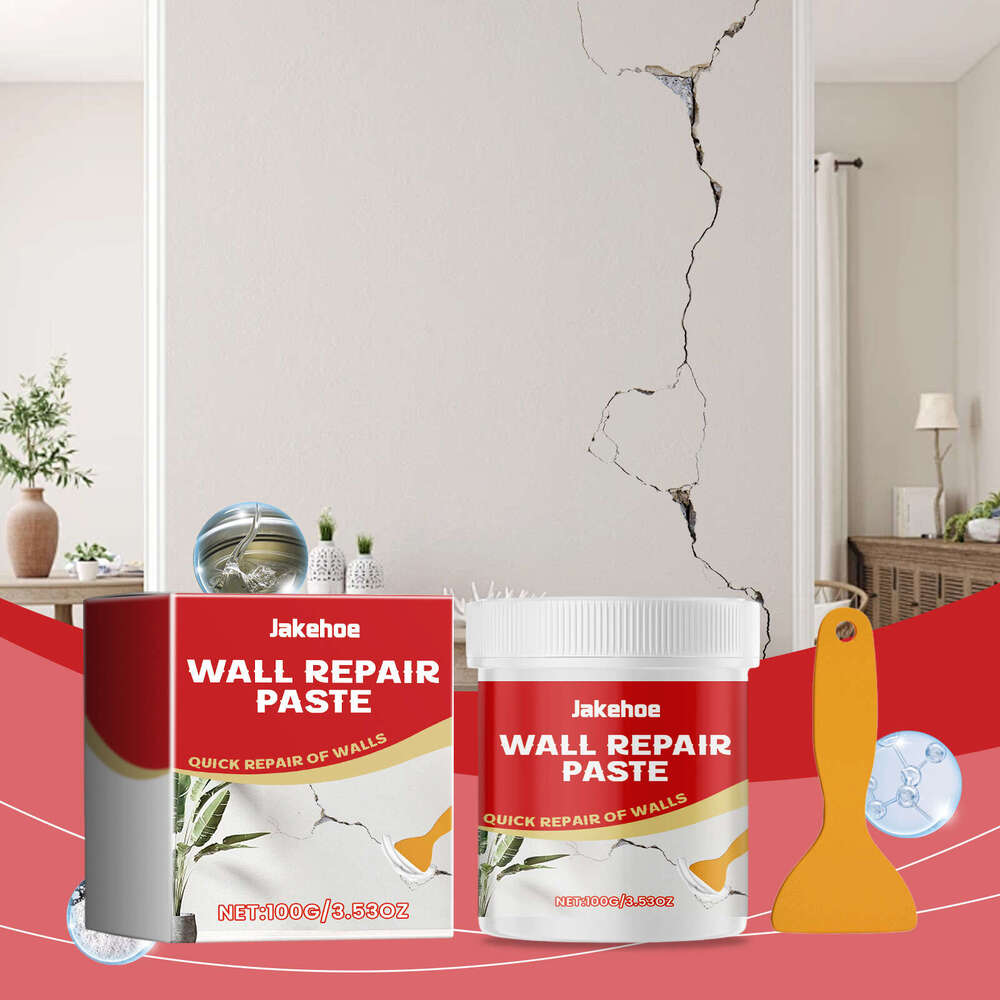 Jakehoe Household Peeling Scratch Dent Crack Nail Hole Repair Wall Paste S260130