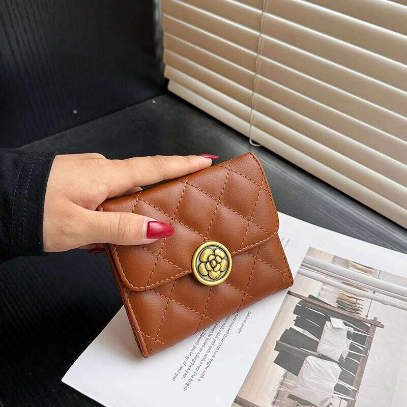 Luxury Design Wallets for Women Multi-Function Holder PU Leather Female Small Card Bag Short Women's Purse Z260130