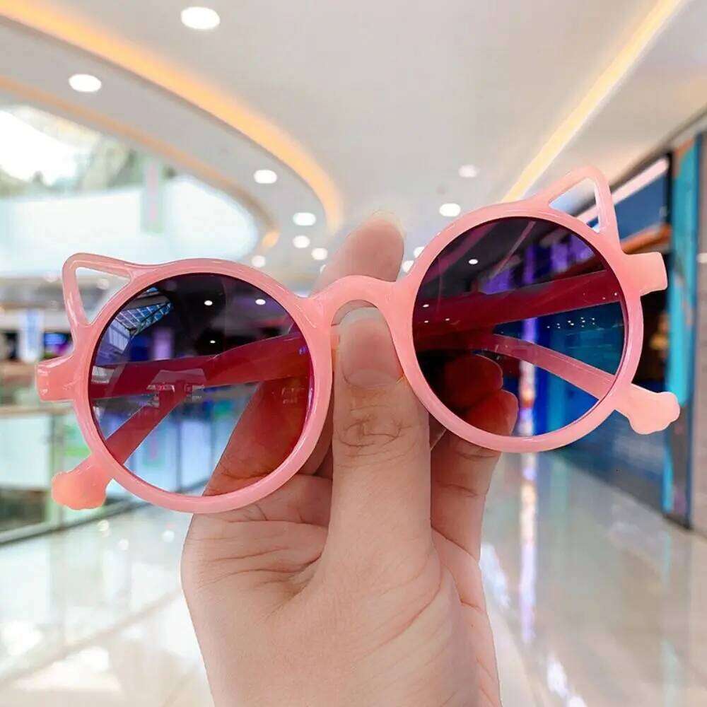 Circular Kids Sunglasses UV400 Protection Beach Travel Streetwear Metal Frame Sun Glasses Ocean Lenses Eyewear H260130