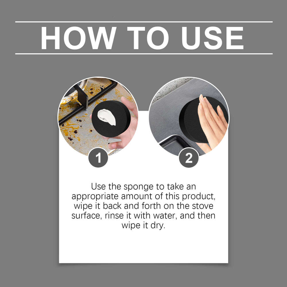 JAKEHOE Paste Household Kitchen Range Hood Stove Degreaser Black Stain Gentle Cleaner S260130