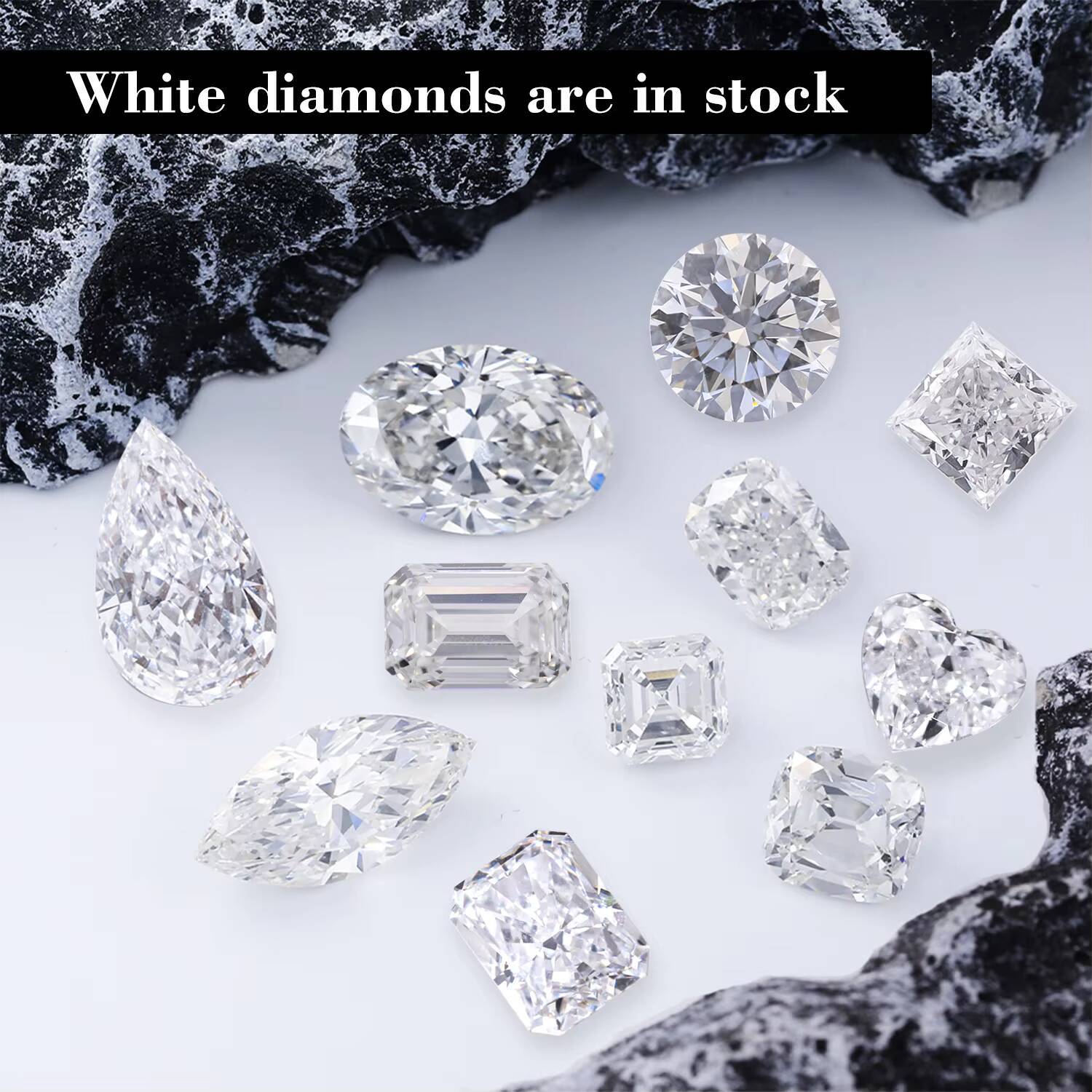 Custom 14k 18k Solid Gold Earrings Stud 01CT 05CT 1CT Round Brilliant Cut Lab Grown Diamond Earring with Lab CVD Diamond