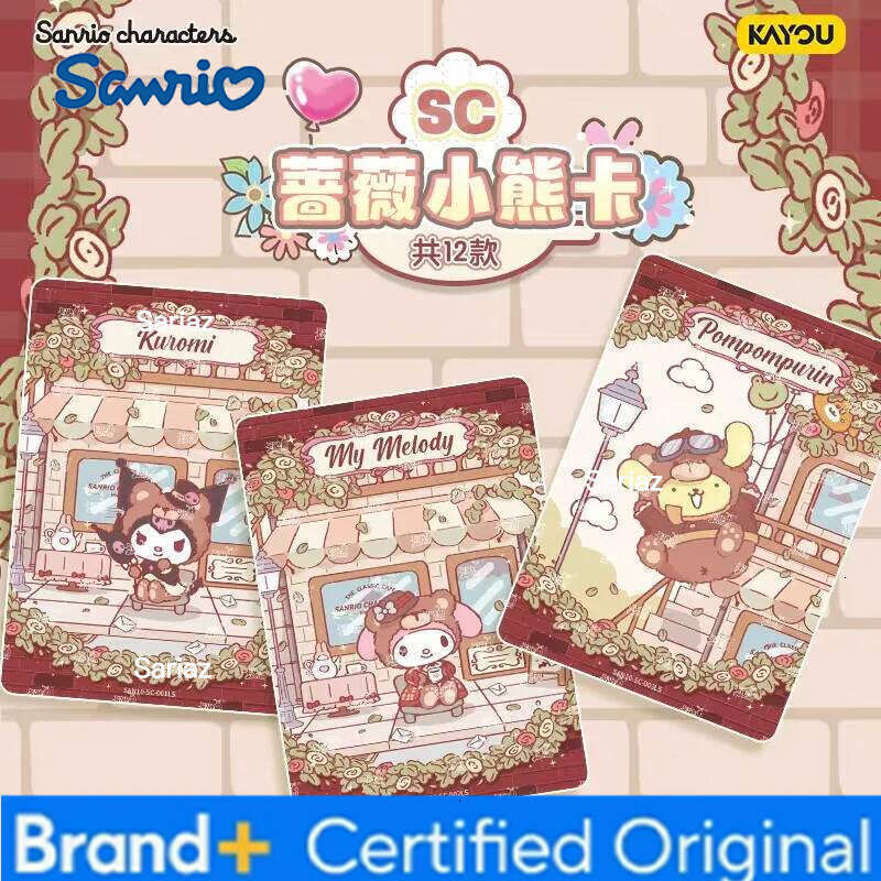 Sanrio KAYOU Hot Selling Original Box Popular Cartoon Characters Exquisite Card Collection Hobbies Children's Gifts H260130