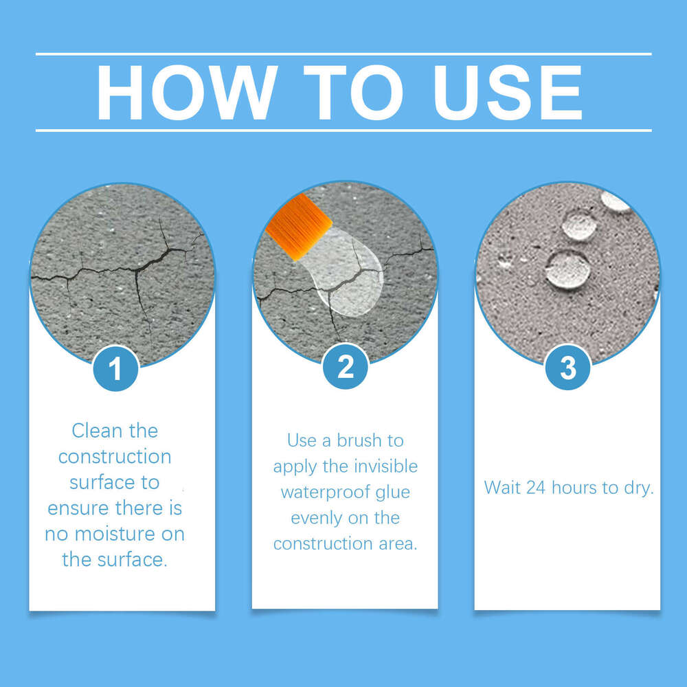 Jakehoe Transparent Waterproof Invisible Sealant for Construction Site and Home Use Multi-Functional Glue S260130