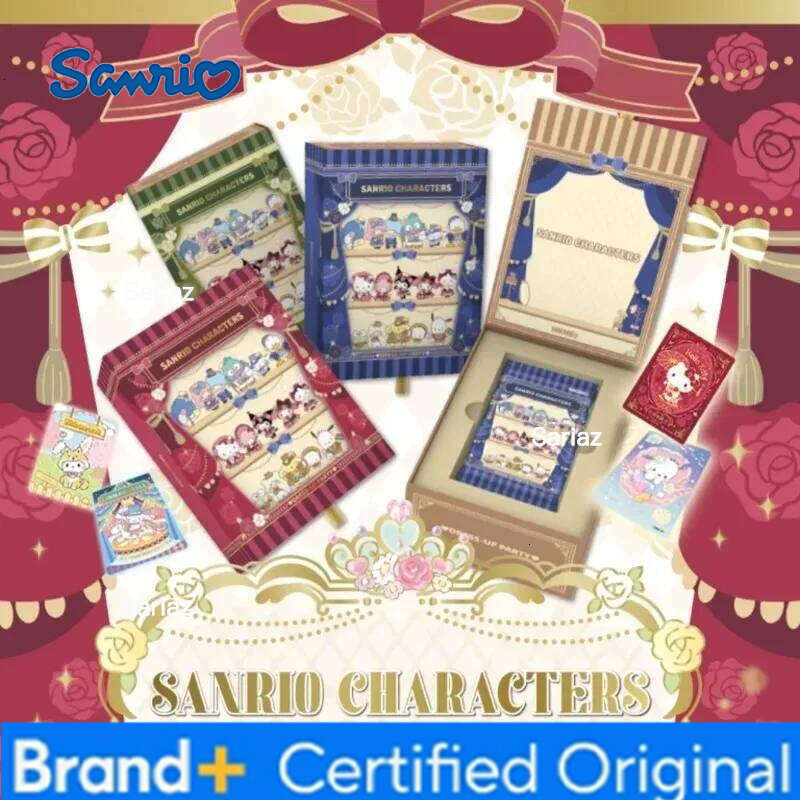 Sanrio Authentic Family Daily Small Cards Fantasy Notebook HelloKitty Pink Cute 50th Anniversary Souvenir Gift Box Series Card H260130