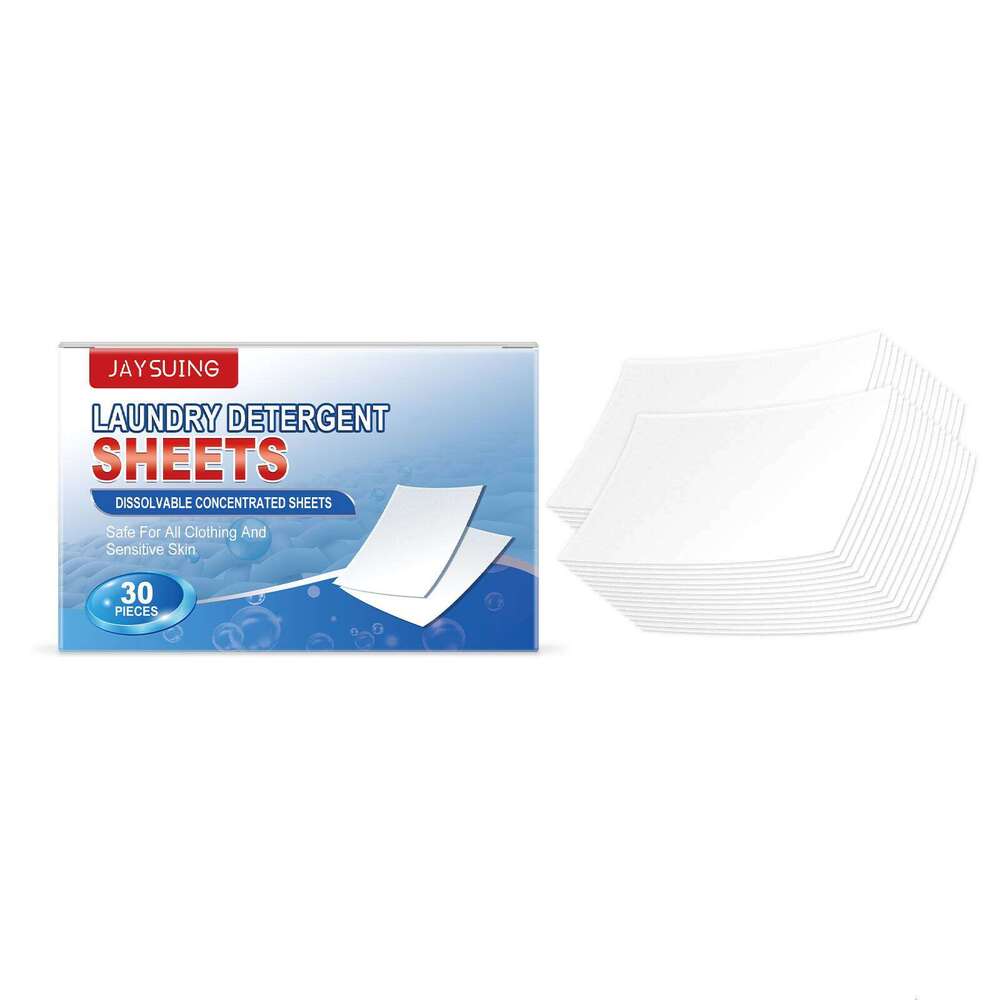 JAYSUING Laundry Gentle Care for Odors, Oil Stains, Long-lasting Fragrance Cleaning Bubble Sheets S260130