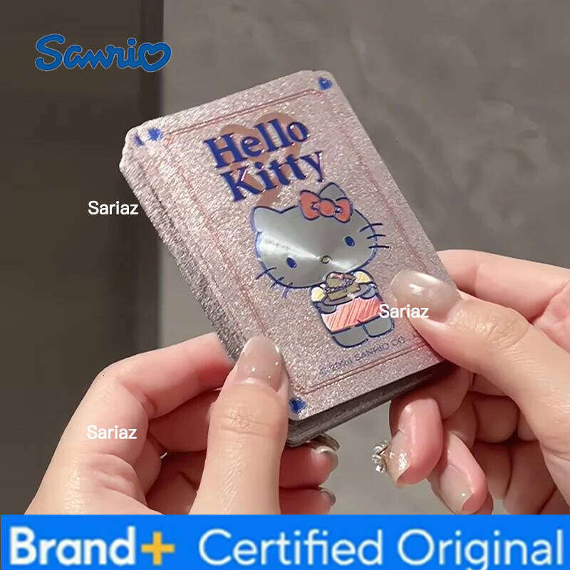 Sanrio Hello Kitty Playing Cards - Cute PVC Waterproof Durable Fold-Resistant Portable Board Game for Friends Gatherings Gift H2601301