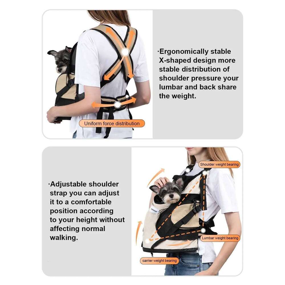 Puppy Kitten Travel Chest Sling Bag Pet Front Cat Dog Carrier Breathable Canvas Portable Backpack Cross Shoulder Strap 26H0130