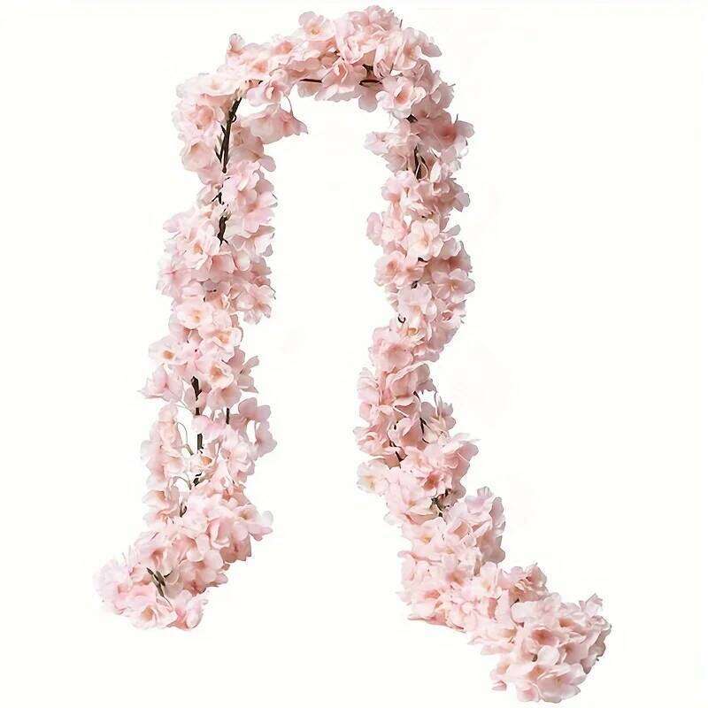 1pcs Simulated cherry blossoms, Valentine's Day, bride's wedding, spring hanging home, living room, outdoor garden decoration W260130
