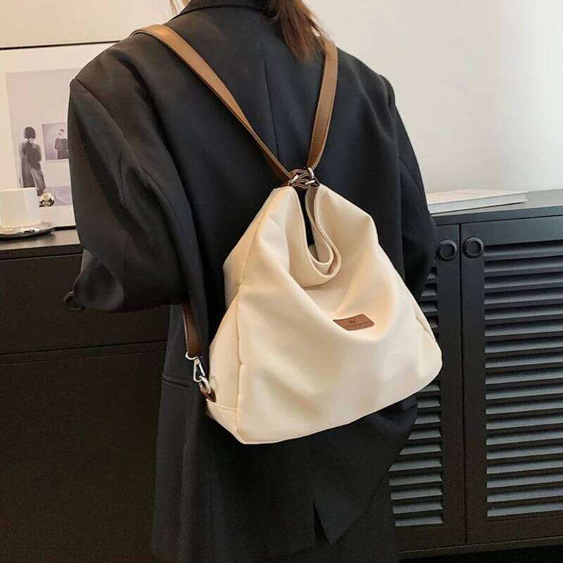 Nylon Women's Casual Travel Backpack Trendy Top-Handle Shoulder Crossbody Bag Luxury Handbags Female Purse Z260130