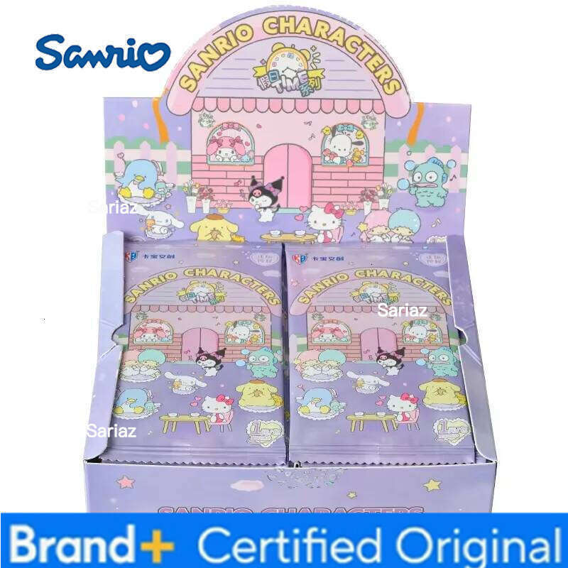 Sanrio Hot Sell Genuine Original Box Collection Hobby Cards Rare Card Book Cute Kitty Kuromi Melody Party Game Children's Gift H260130