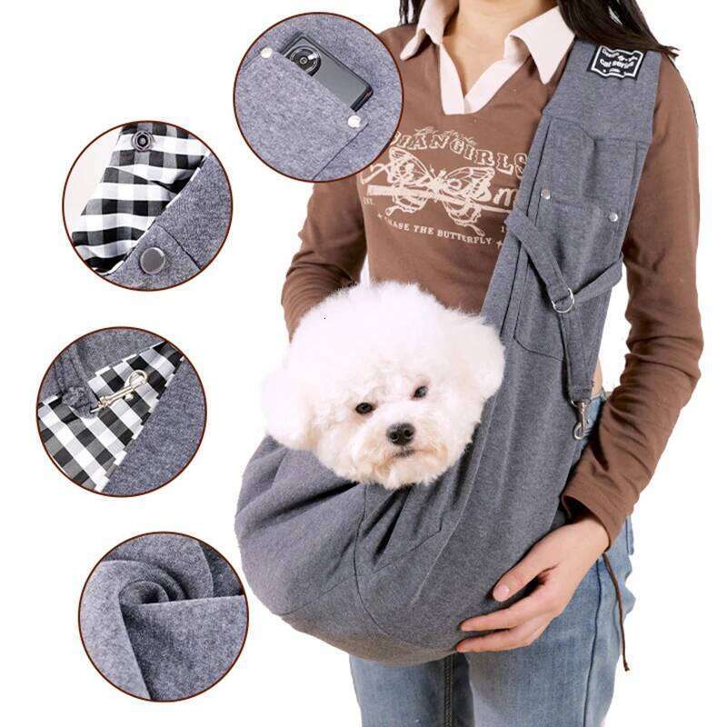 Pet Crossbody Shoulder Outdoor Travel Breathable Cat Bags Puppy Slings Carrier Dog Carrying Supplies Bag 26H0130