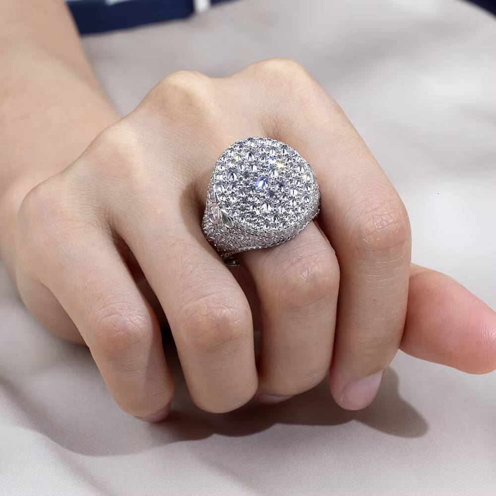 Messi Jewelry MSR-1894 Custom Fine Ring Jewelry Luxury Ring S925 Lab Grown Diamond Ring