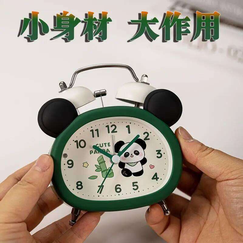 Panda For Children Girls Boys Like Clocks Student-specific Wake-up Artifact Living Room Bedroom Desk Alarm Clock W260130