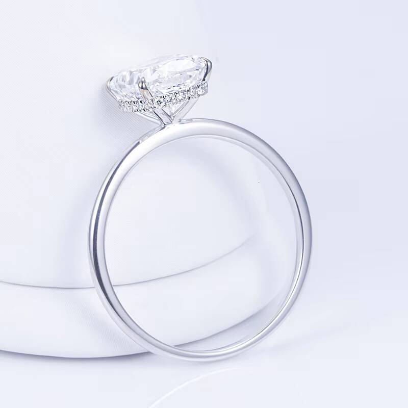 18K Gold 347CT Cushion Cut Lab Diamond Rings IGI Lab Diamond Ring Wedding Diamond Engagement Ring