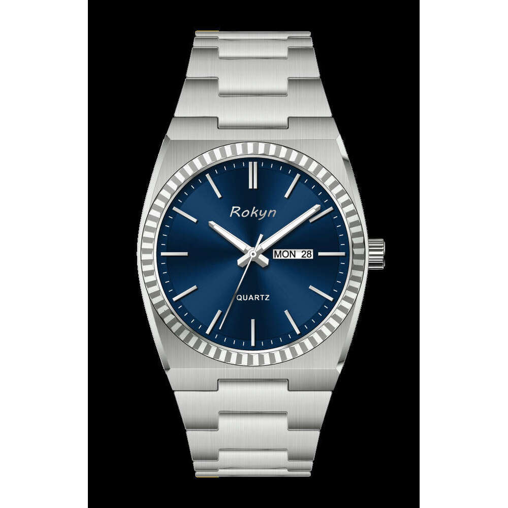 New Waterproof Men's Business Casual Luminous Dual Calendar Quartz Watch