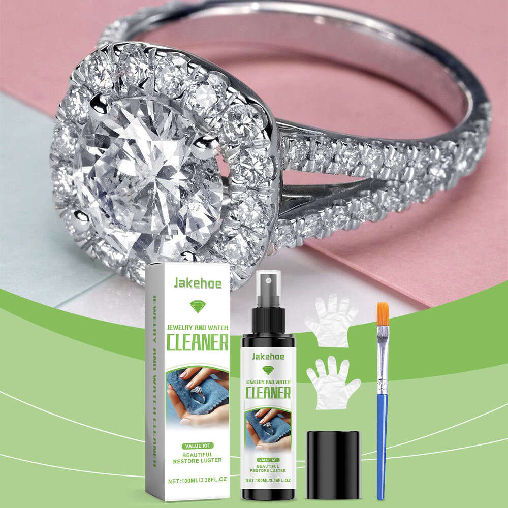 Jakehoe Ring Necklace Jewelry Brightening Renovation Stain Removal Maintenance Cleaning Spray S260130