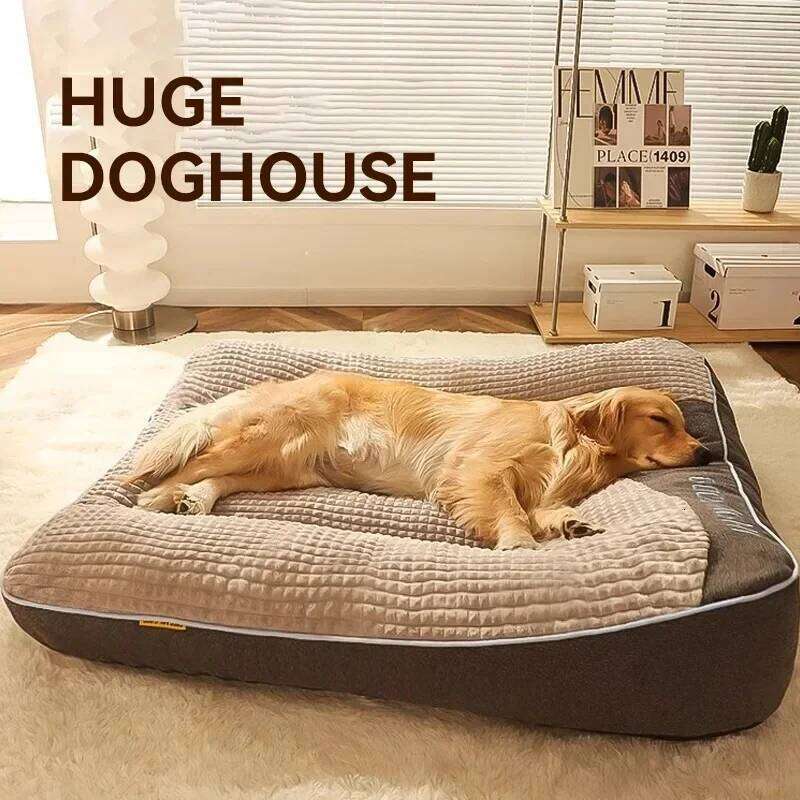 EFF Winter Dogs Cats Bed Dog Mat Warm Pet Nest Kennel For Small Medium Large Puppy Kitten Plus Size Sleeping Mattress 26W01130