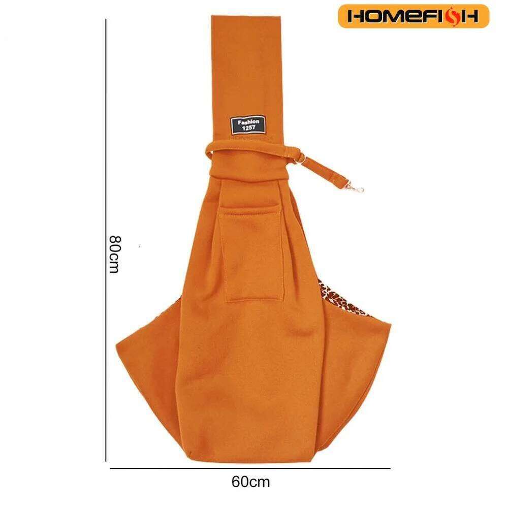Adjustable Dog Sling with Pocket Breathable Small Animals Carrier Crossbody Shoulder Pet Outdoor Travel Portable Bag 26H0130
