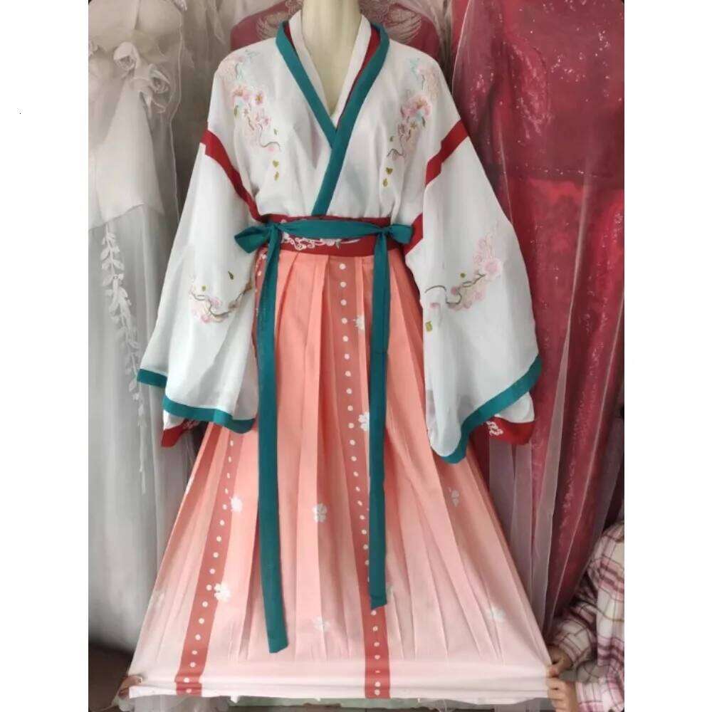 Chinese Traditional Dress For Women Clothing Fairy Hanfu Fashion Clothes Ethnic Style Embroidery Party Stage Show Cosplay