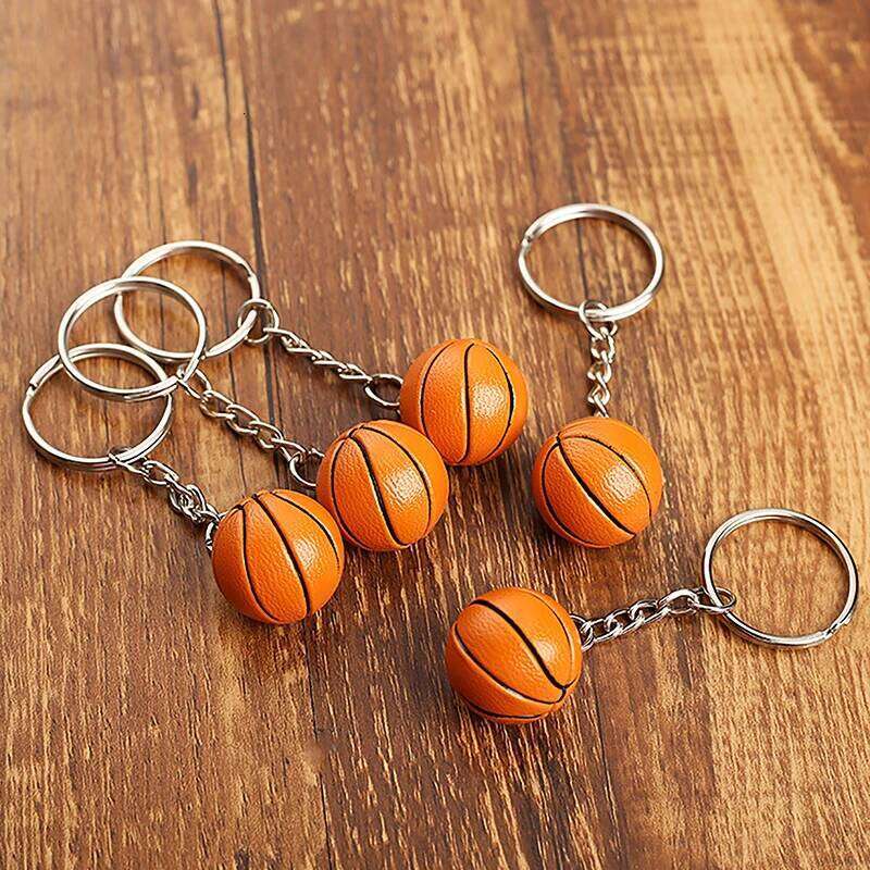 Basketball Soccer Keychain New Fashion Sports Keyring Car Pendant for Favorite Sportsman's Gift Boyfriend Birthday Jewelry Z260130