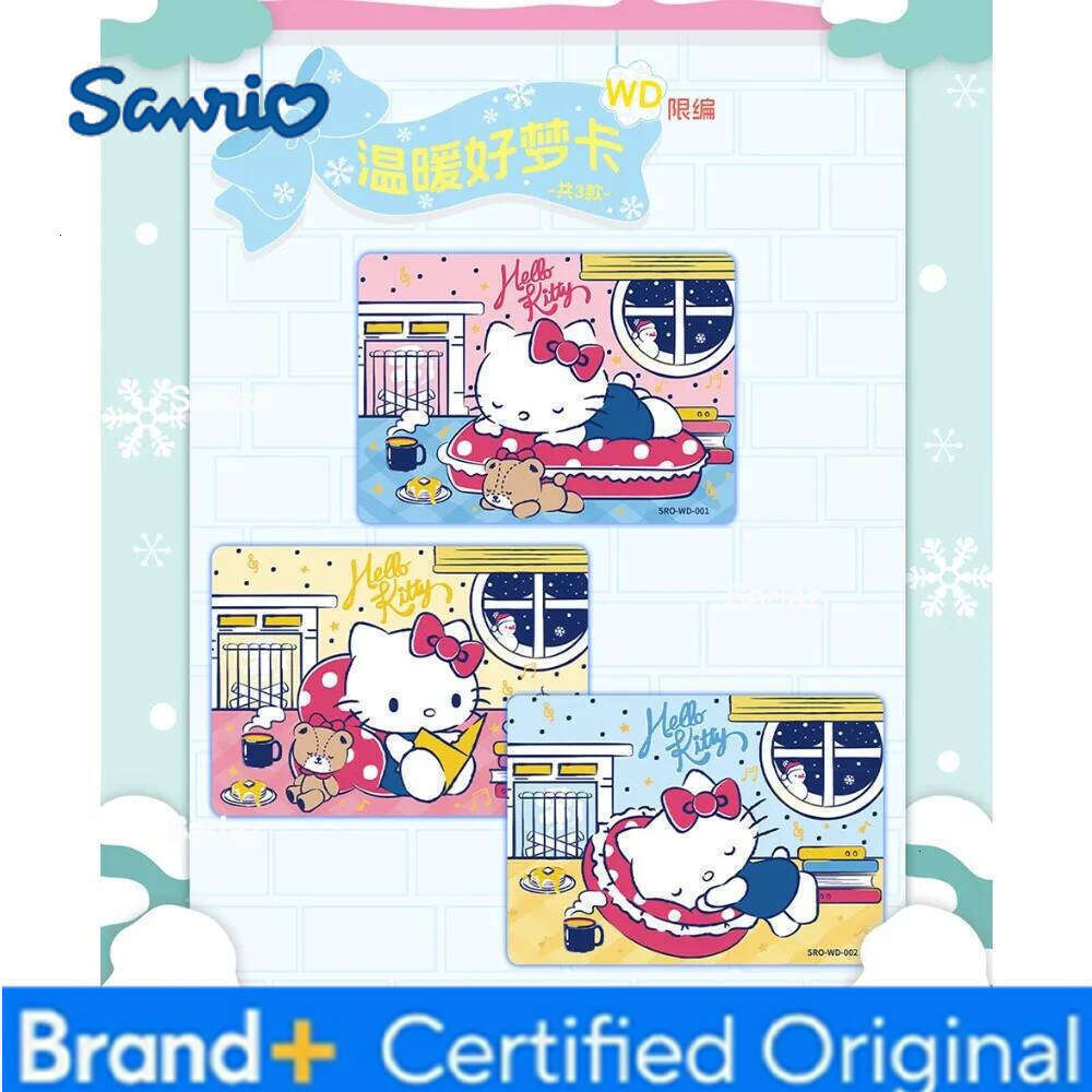Sanrio KABAO Genuine Characters Collection Lovely Cartoon IP Star Festival Celebration Hollow Out Metal Cards Anime Gift H260130