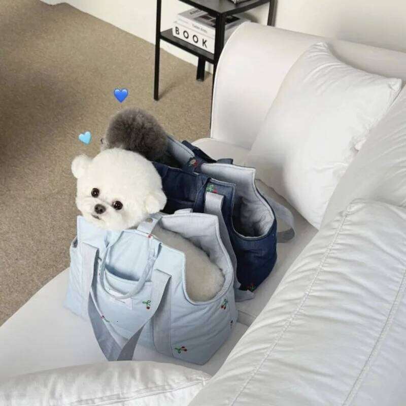 1pc 29*38*14cm Ins Pet Outing Cross-Body Shoulder Bag, Large Capacity Breathable Dog and Portable Backpack Cat Bag 26H0130