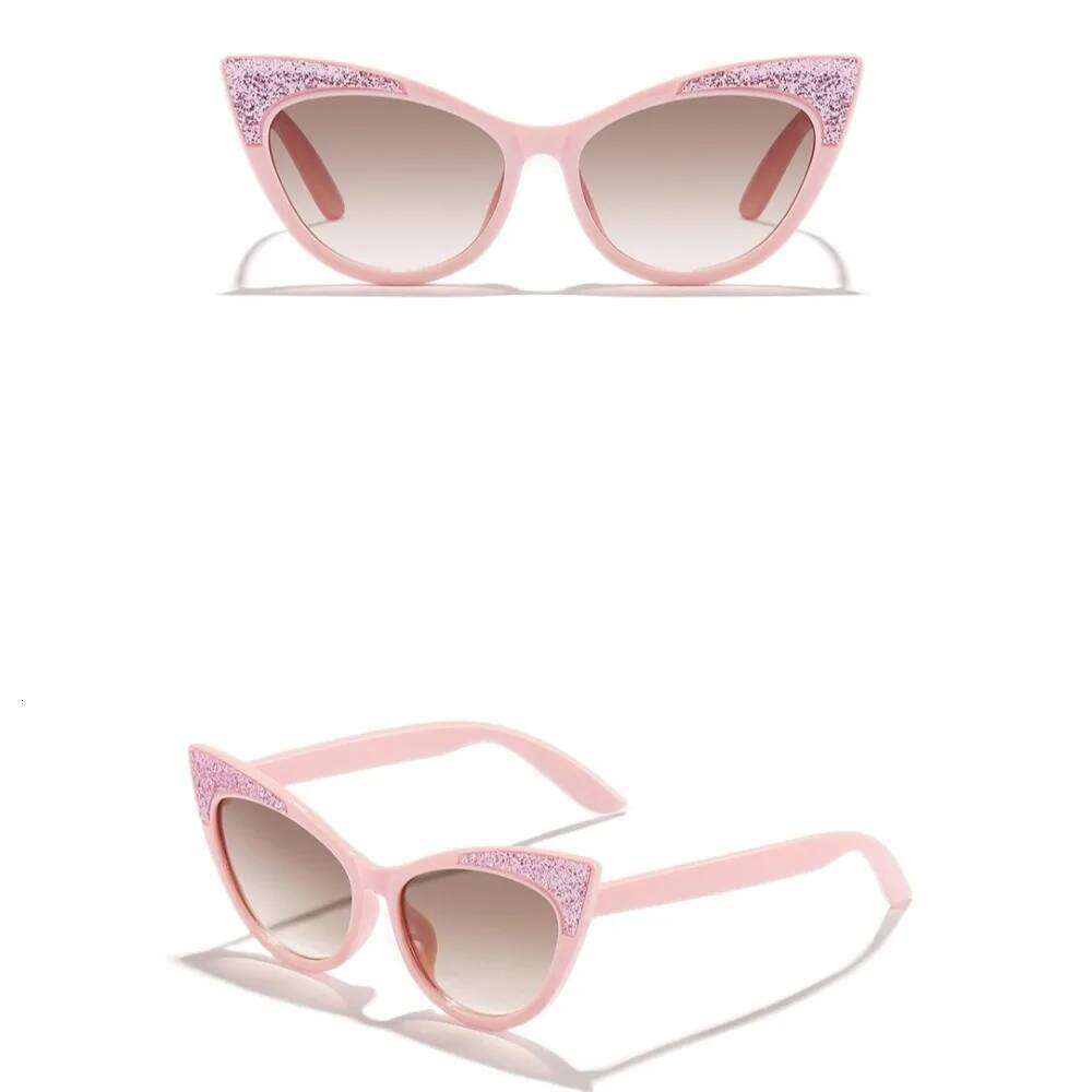 Shades Eyewear Cat Eye Kid Sun Protection Blocking Sunglasses Anti Radiation Glass Photography Props H260130