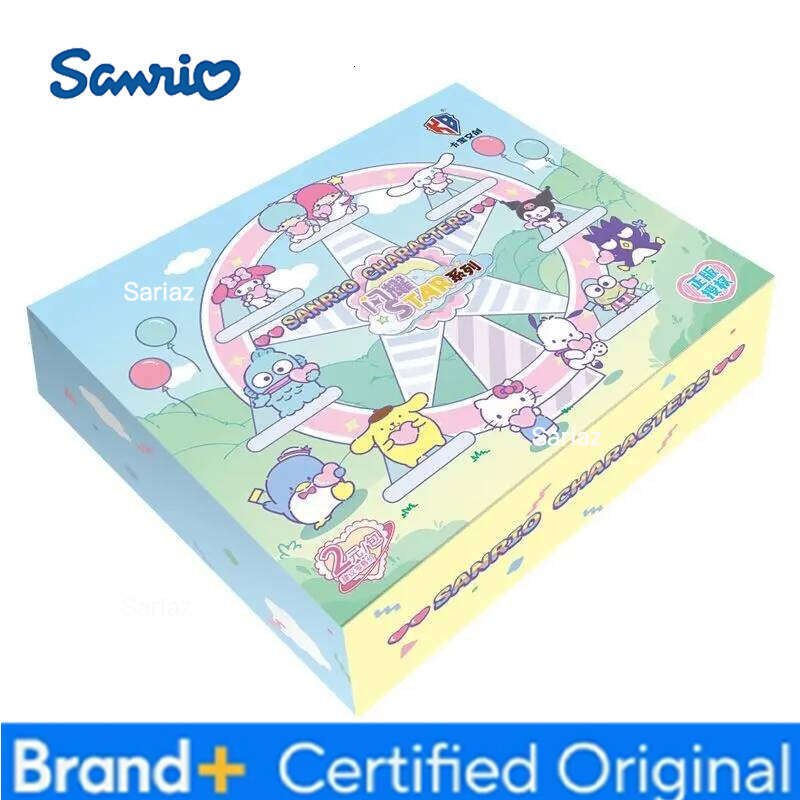 Sanrio KABAO Original Kuromi Hello Kitty My Melody Shining Collectible Game Trading Card Toys For Girl's Birthday Gift H2601301