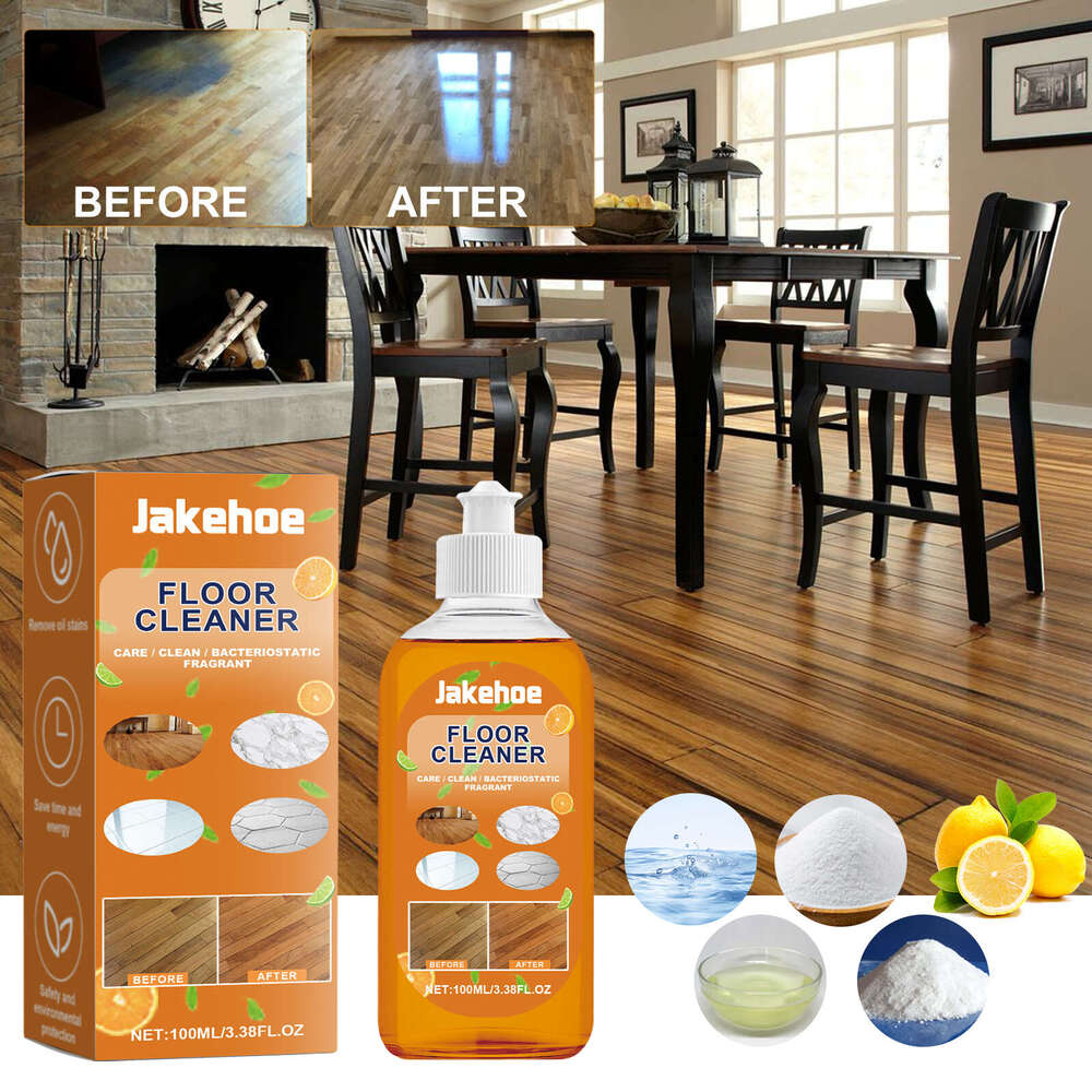 JAKEHOE Cleaner Tile Wood Stain Removal Brightening Household Multi-effect Floor Cleaning Liquid S260130