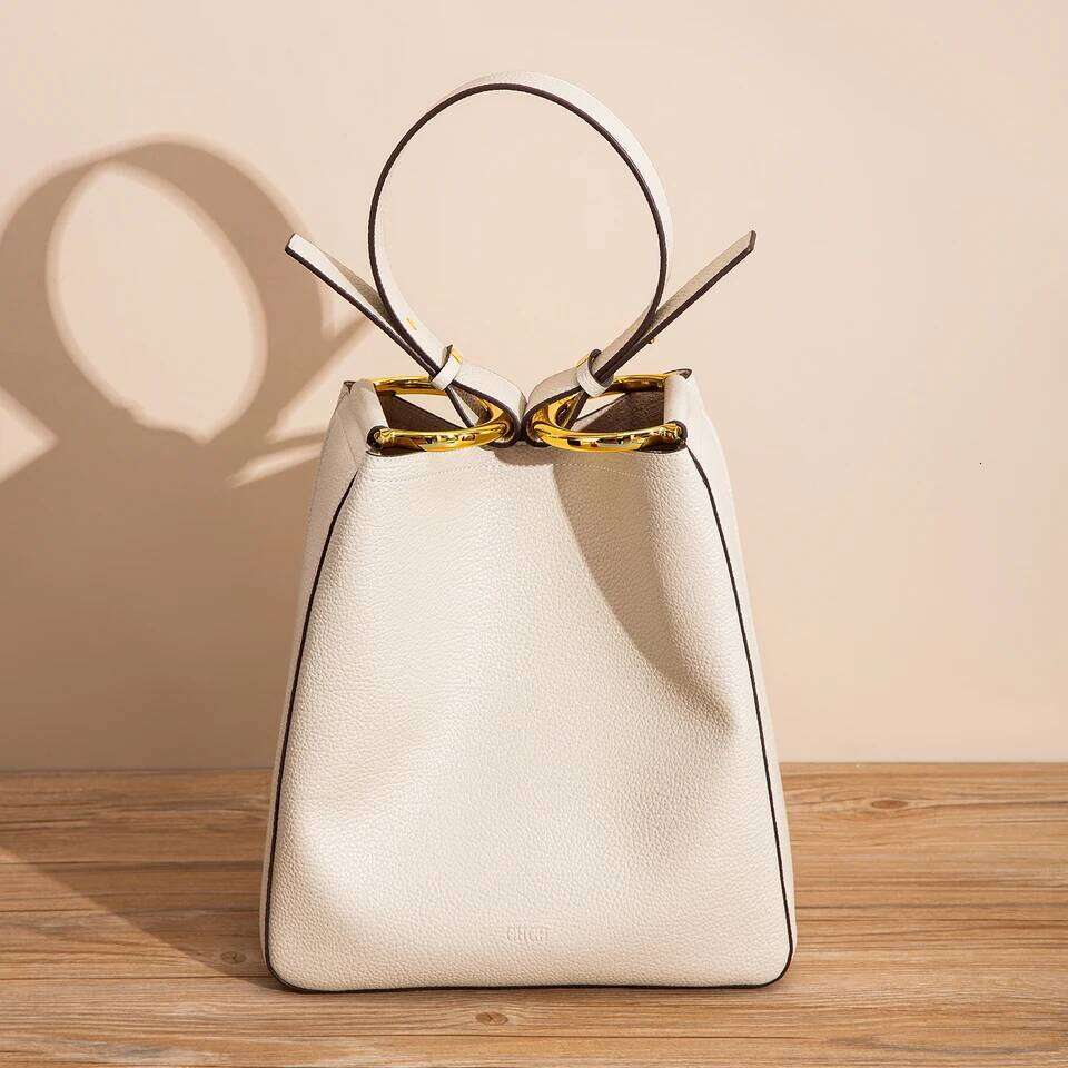 Tote Autumn High Quality Simple Beige Texture Women's Business Commuter Shoulder Bag