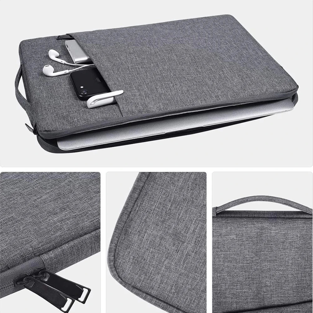 Laptop Sleeve Handbag Case for 13 14 15 16inch Waterproof zipper Portable Notebook Cover for 13-16 range Laptop Bag 260124